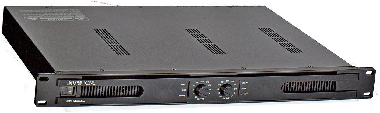 INVOTONE DV500.2 - двухканальный усилитель мощности, 70/100V