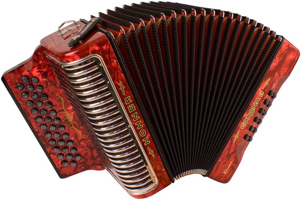 HOHNER Corona II XTREME EAD red - Аккордеон диатонический