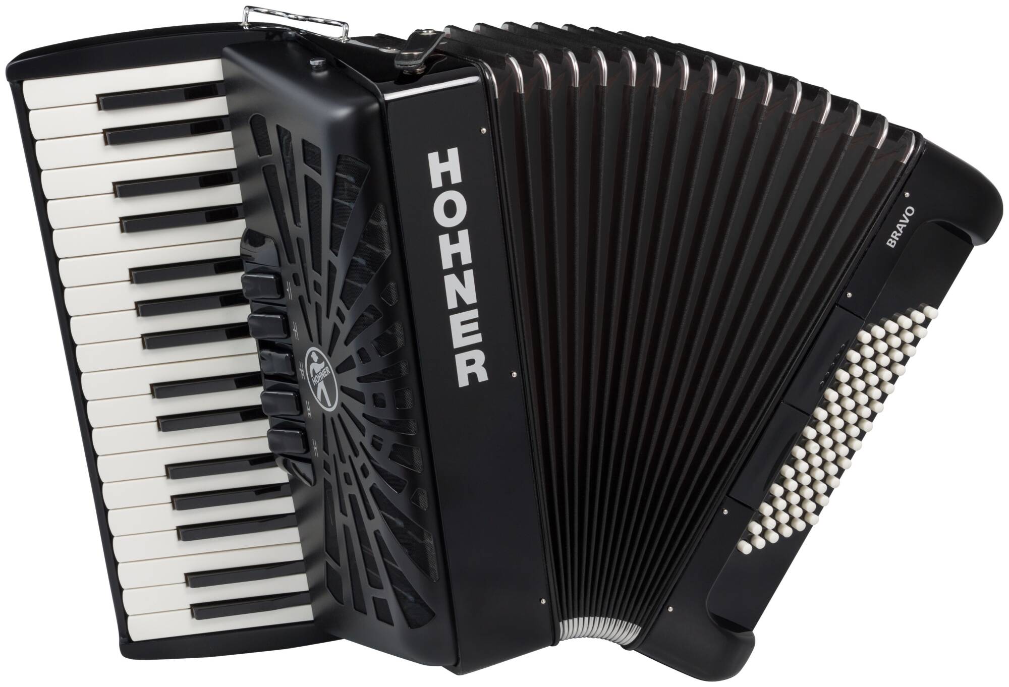 HOHNER Bravo III 72 black - Аккордеон 3/4 HOHNER Bravo III 72 black - Аккордеон 3/4