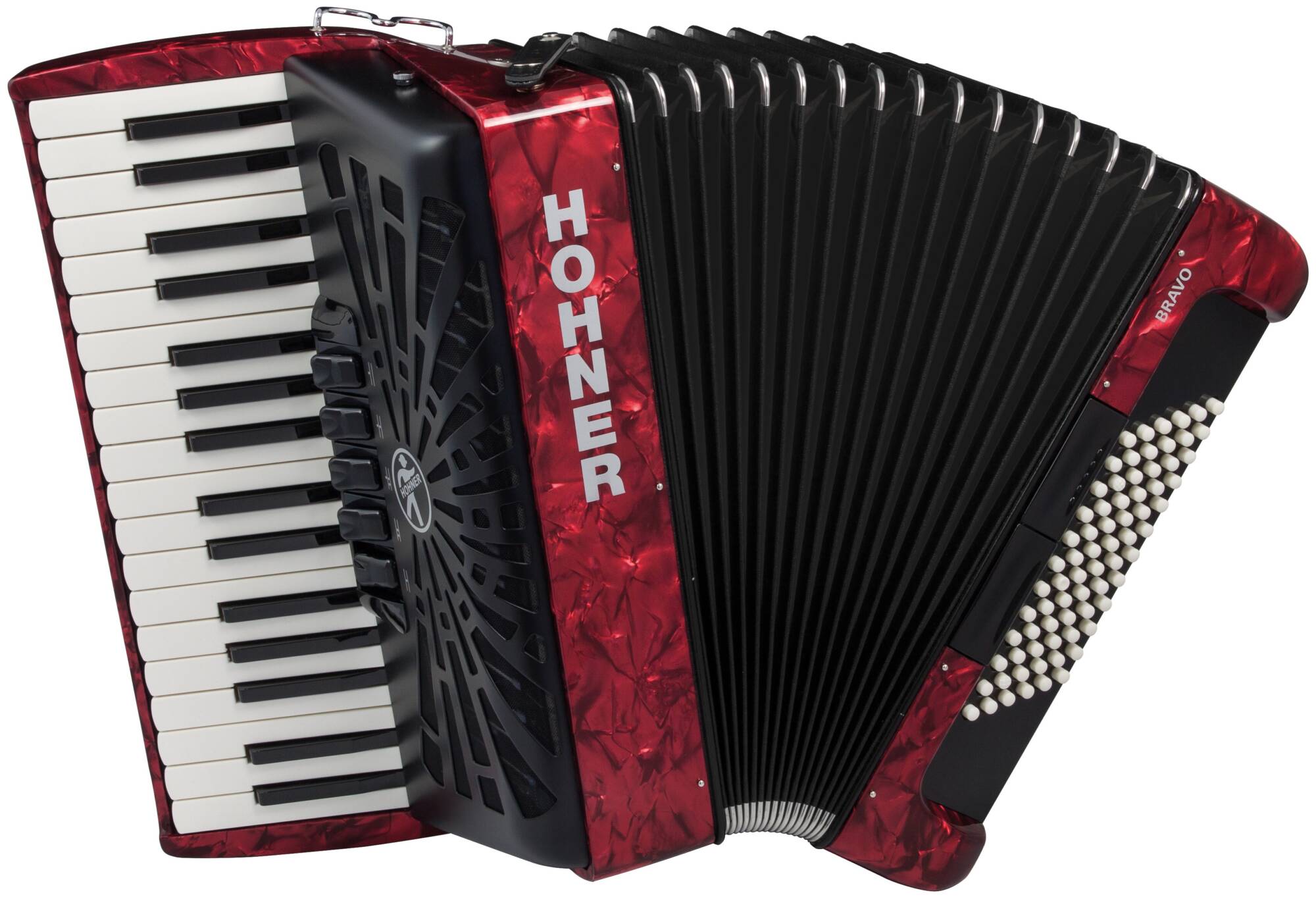 HOHNER Bravo III 72 red - Аккордеон 3/4