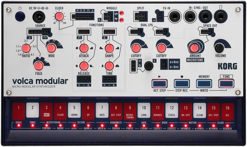 KORG VOLCA modular компактный аналоговый полумодульный синтезатор
