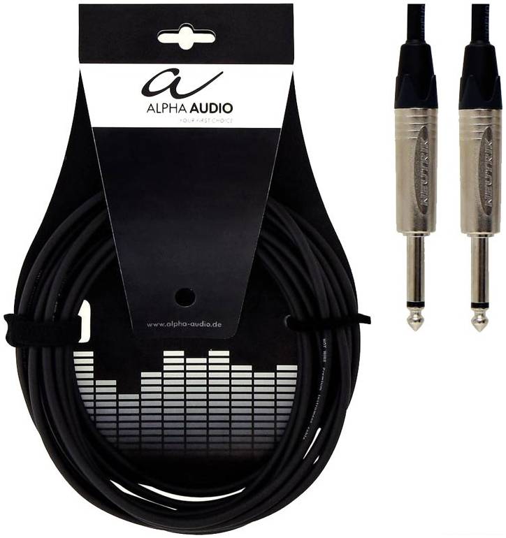 ALPHA AUDIO Peak Line кабель инструментальный monojackХ2, 3 м