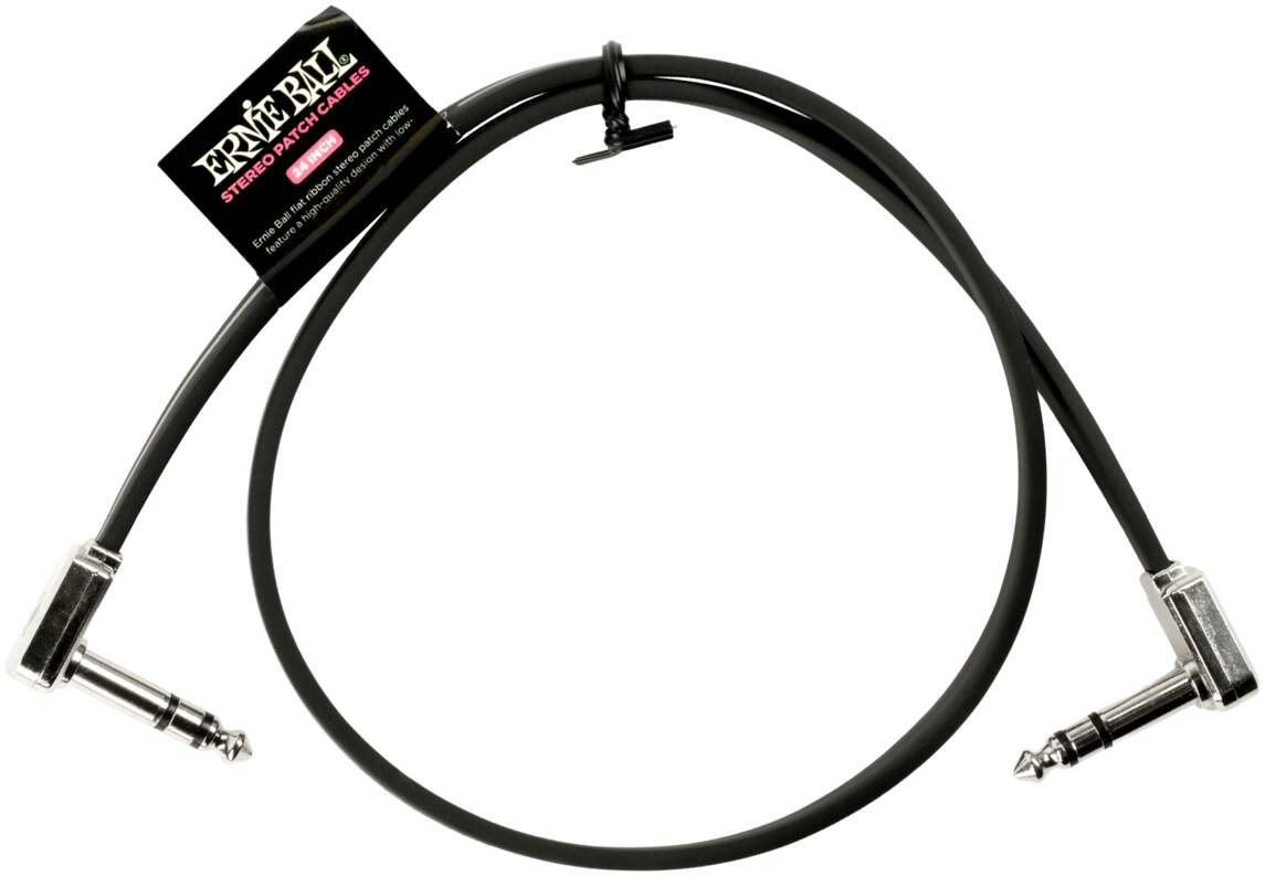 ERNIE BALL 6410 stereo, 60см - Инструментальный кабель
