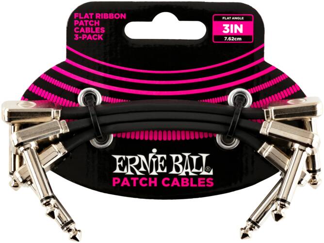 ERNIE BALL 6220, 7.5см - Инструментальный кабель