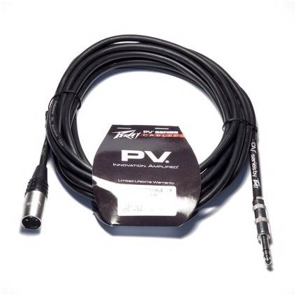 PEAVEY PV 20' TRS TO MALE XLR - кабель 6 м
