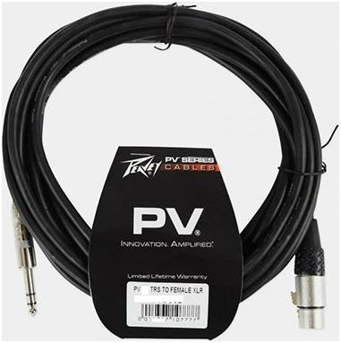 PEAVEY PV 20' TRS TO FEMALE XLR - кабель 6 м