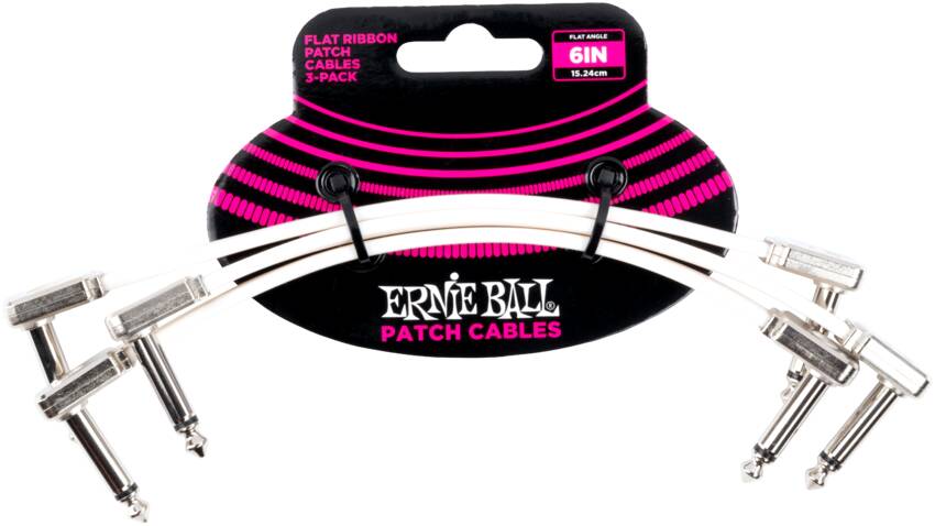 ERNIE BALL 6385, 15см - Инструментальный кабель