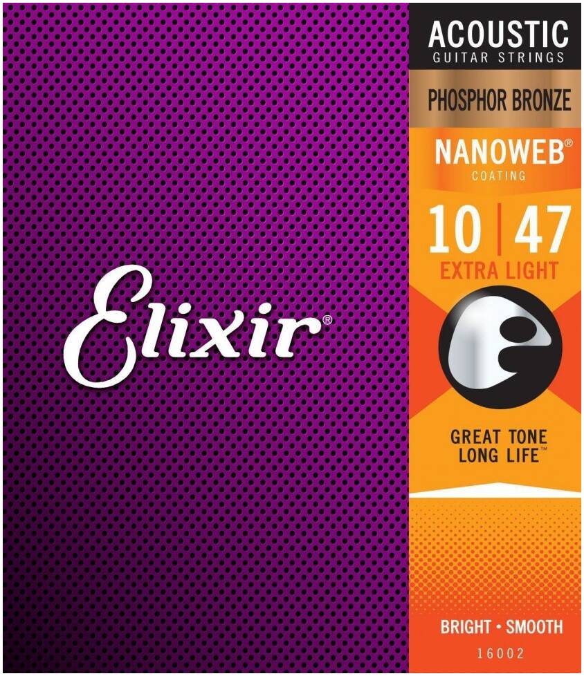 ELIXIR 16002 - Струны для акустической гитары
