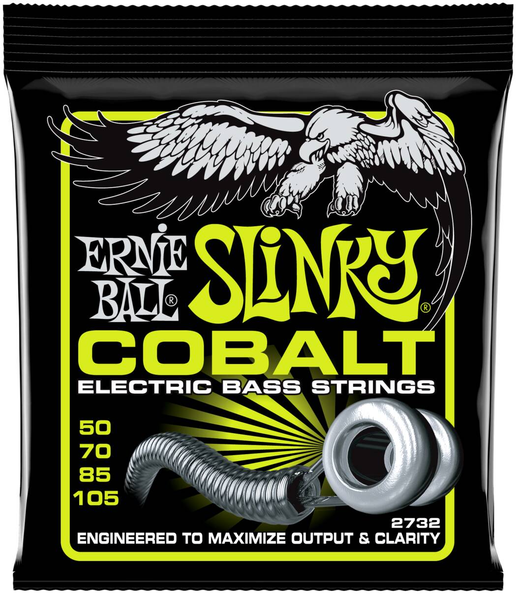 ERNIE BALL 2732 Cobalt Slinky Regular 50-105 - Струны для бас-гитары
