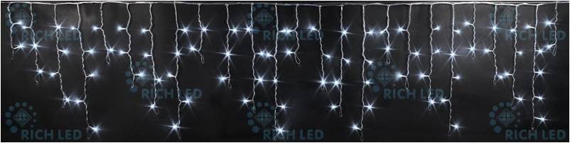 RICH LED RL-i3*0.5F-T/W - Бахрома светодиодная