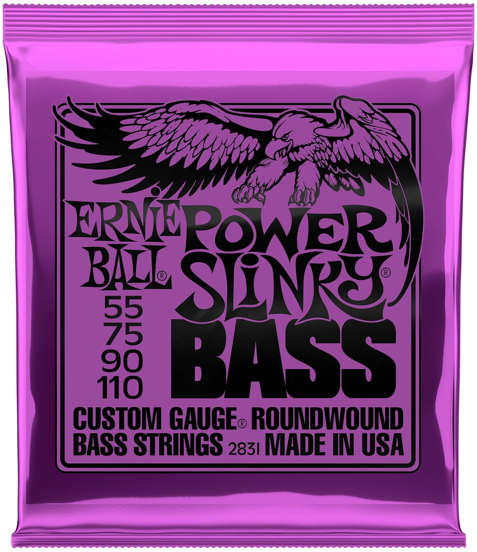 ERNIE BALL 2831 Nickel Wound Slinky Power 55-110 - Струны для бас-гитары