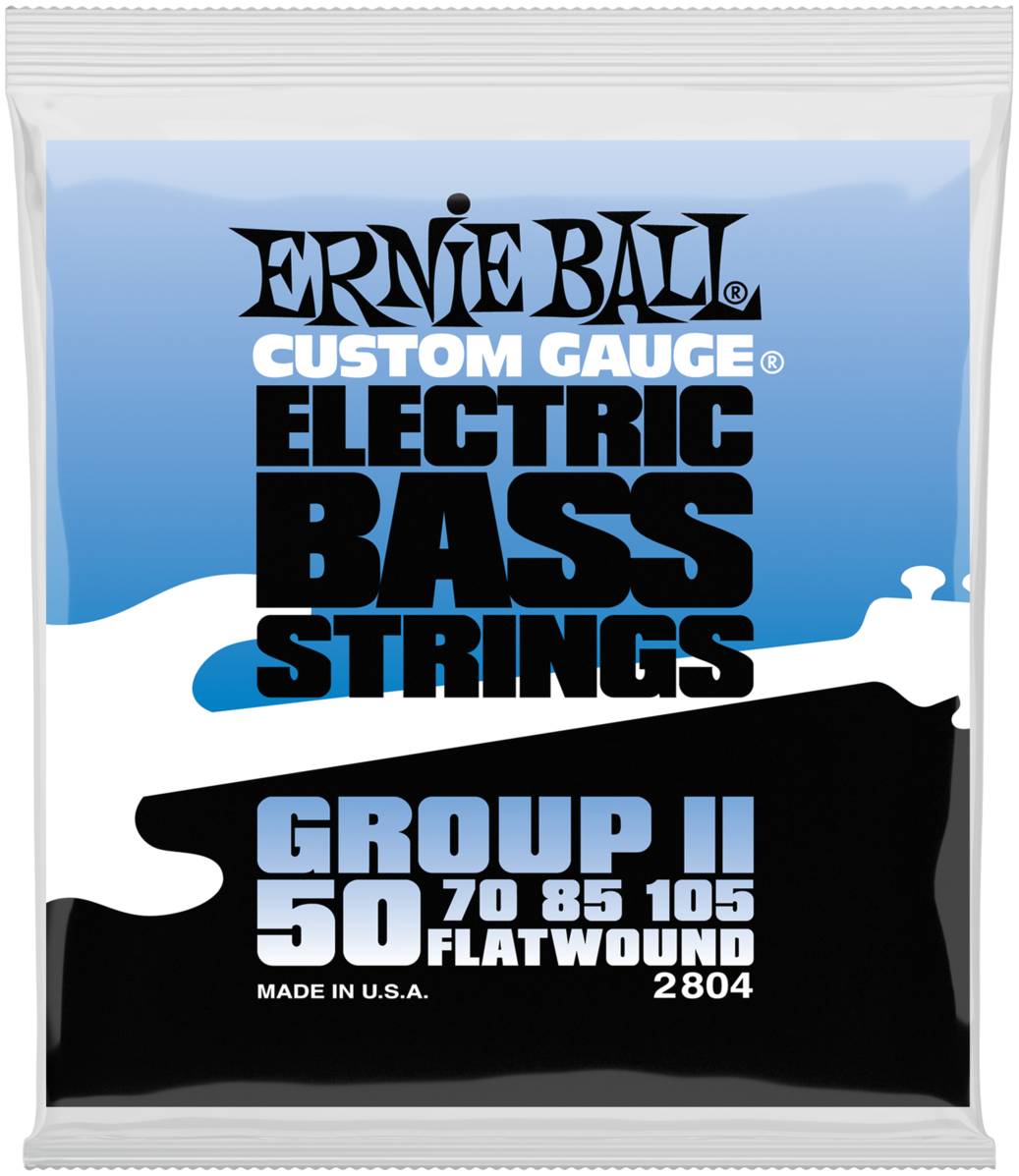 ERNIE BALL 2804 Flatwound 50-105 - Струны для бас-гитары
