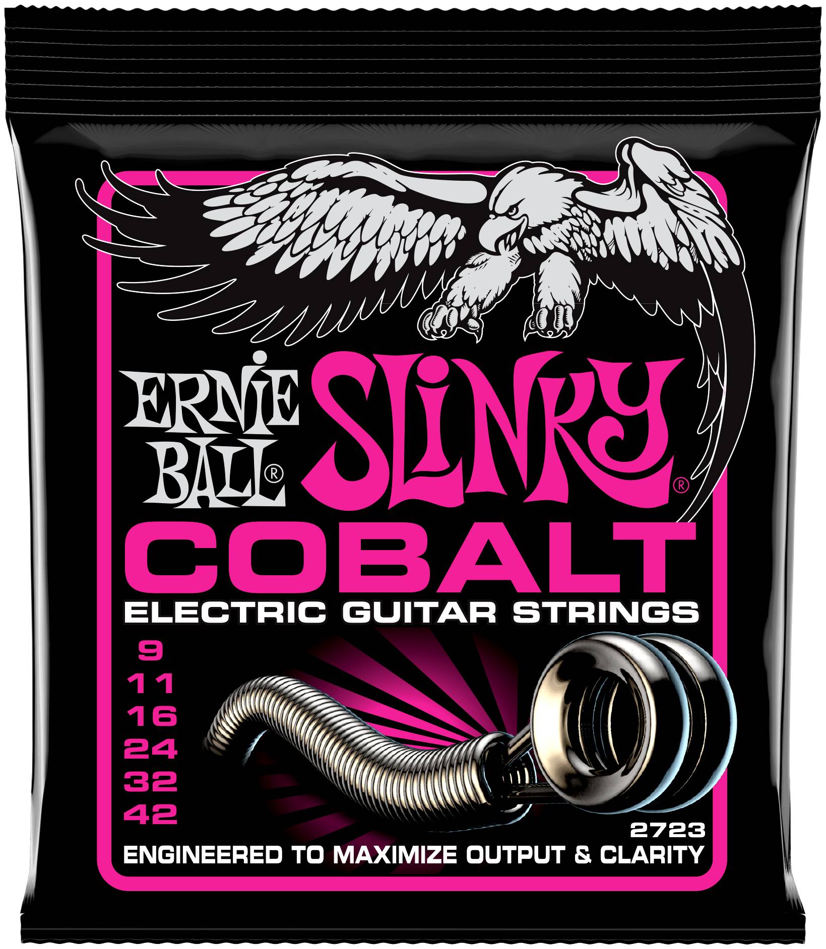 ERNIE BALL 2723 Cobalt Slinky Super 9-42 - Струны для электрогитары