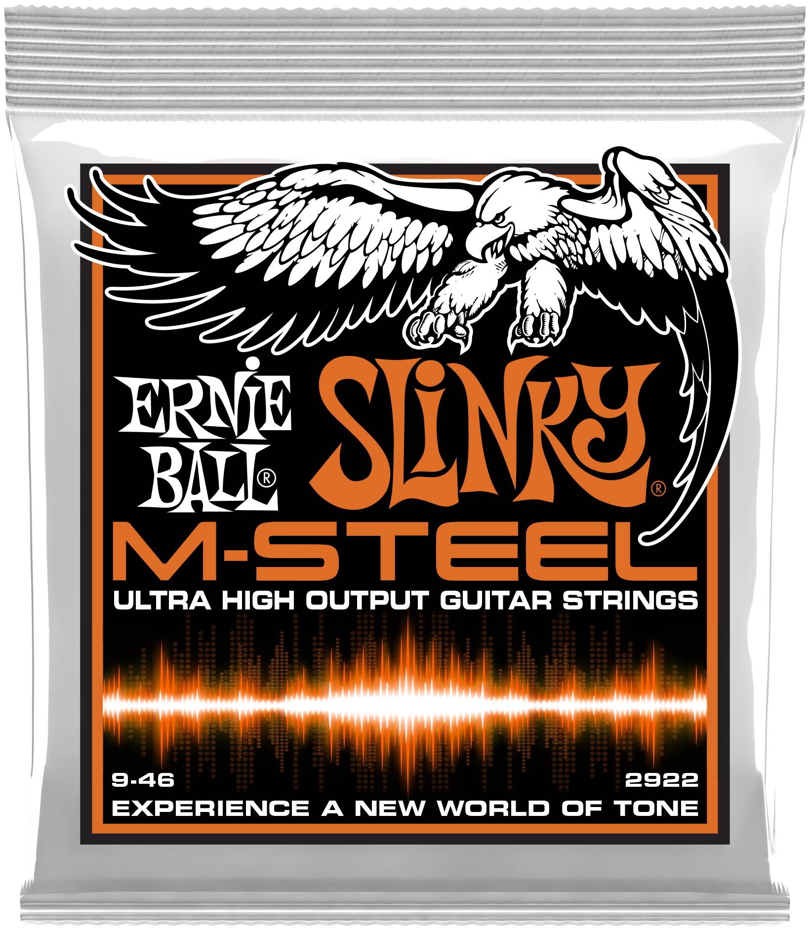 ERNIE BALL 2922 M-Steel Slinky Hybrid 9-46 - Струны для электрогитары