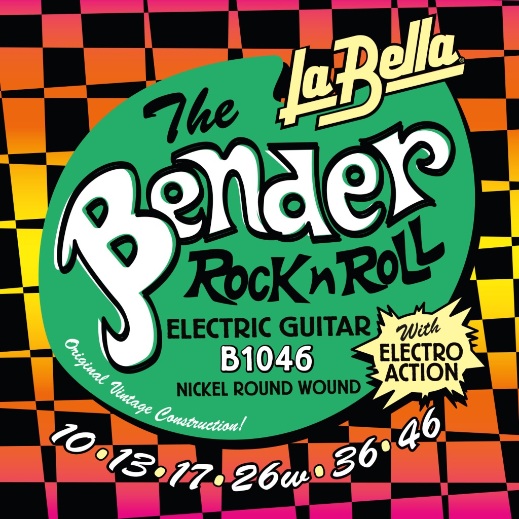 B1046 The Bender Regular Комплект струн для электрогитары, никелированные, 10-46, La Bella