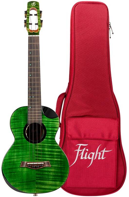 FLIGHT COMET TENOR EQ-A Green - Укулеле тенор