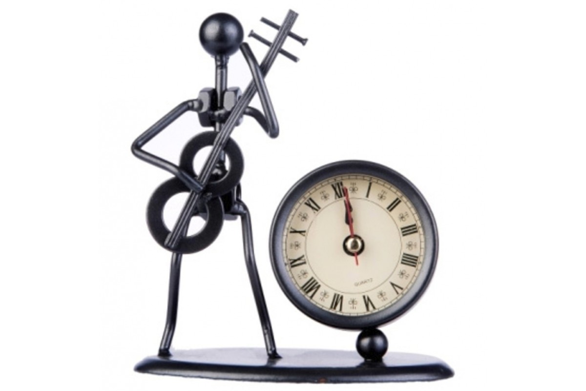 Gewa Sculpture Clock Bass часы-скульптура сувенирные басист