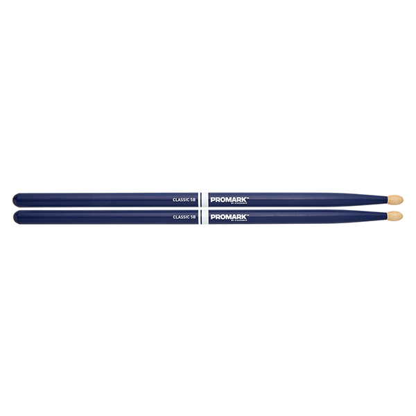 TX5BW-BLUE 5B Барабанные палочки, синие, орех гикори, деревянный наконечник, ProMark