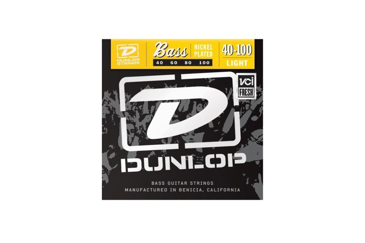 Dunlop DBN Nickel Plated Steel Bass Light 40-100 струны для бас-гитары, 40-100