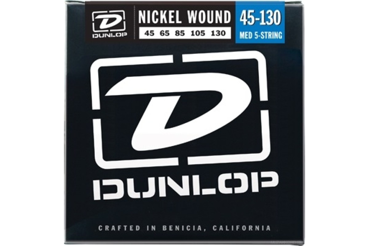 Dunlop DBN Nickel Plated Steel Bass Medium 5-130 45-130