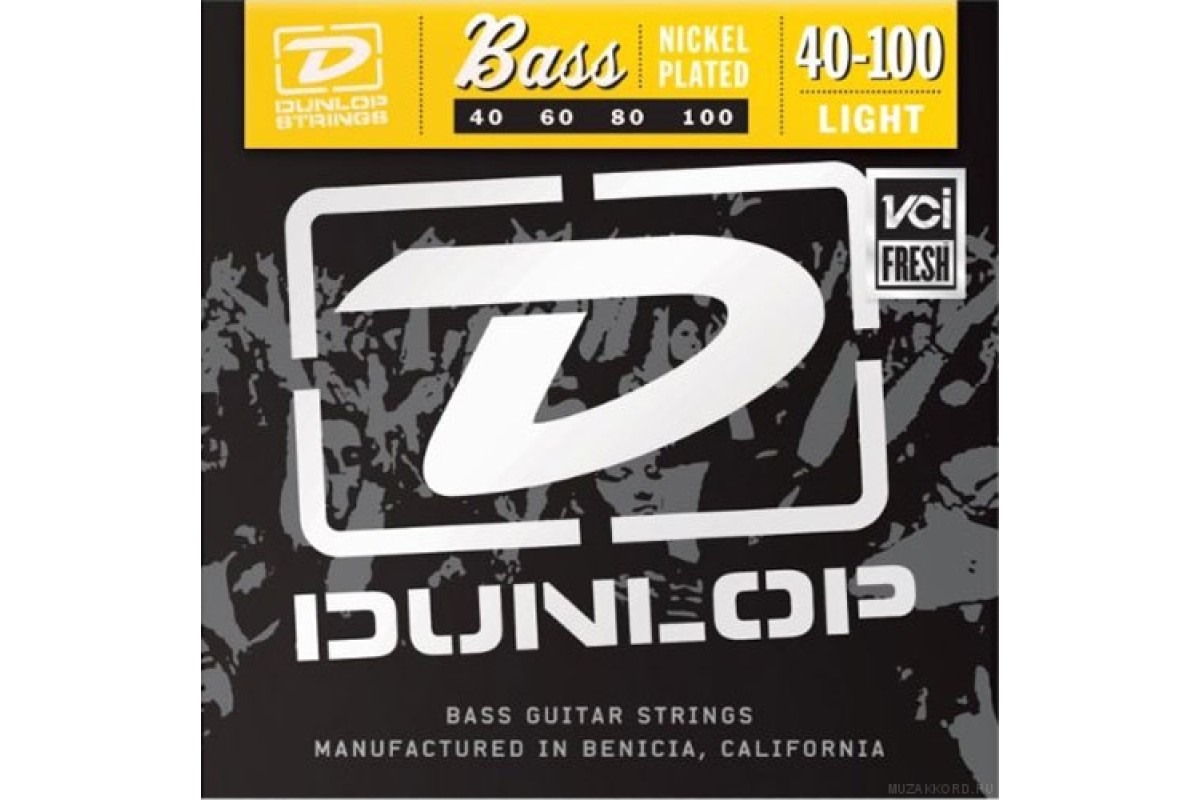 Dunlop DBS Stainless Steel Bass Light 40-100