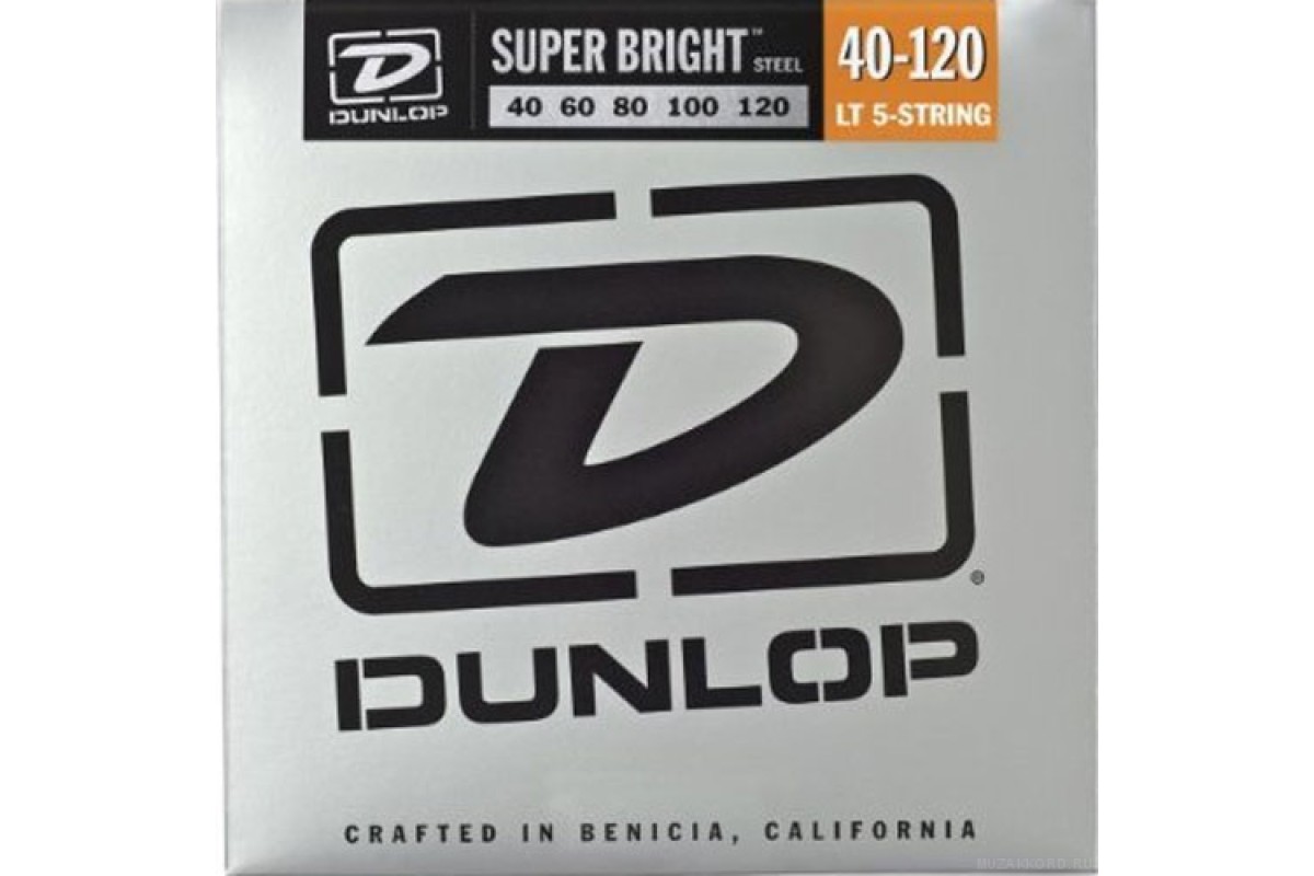 Dunlop DBSBS Super Bright Steel Bass Light 5 40-120