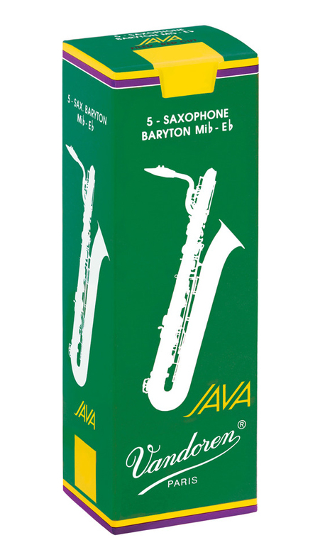 SR342 JAVA Трости для саксофона баритон №2 (5шт), Vandoren