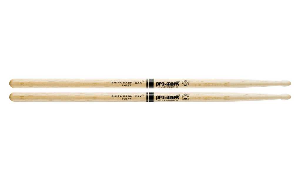 PW5AW Shira Kashi Барабанные палочки, дуб, деревянный наконечник, 5A, ProMark