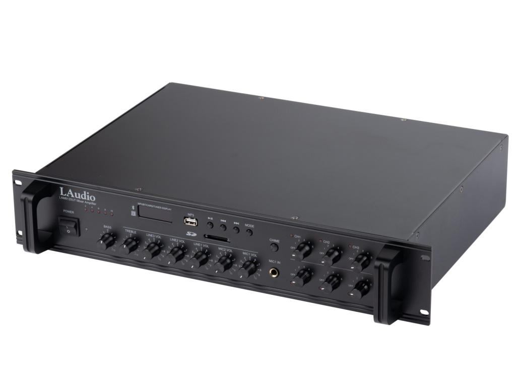 LAM6120UT Усилитель мощности трансляционный, 120Вт, 6 зон, LAudio