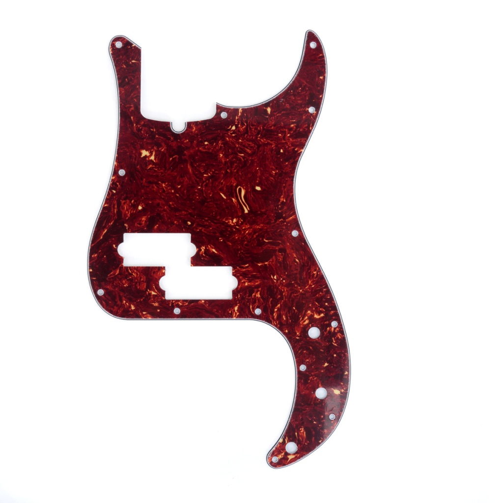 MX1303BT Пикгард для бас-гитары Precision Bass, 4 слоя, черепаший панцирь, Musiclily