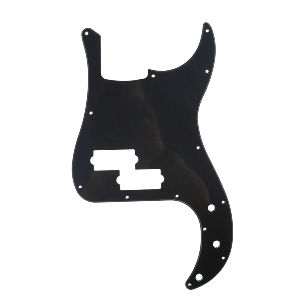 MX0359 Пикгард для бас-гитары Precision Bass, 1 слой, черная, Musiclily
