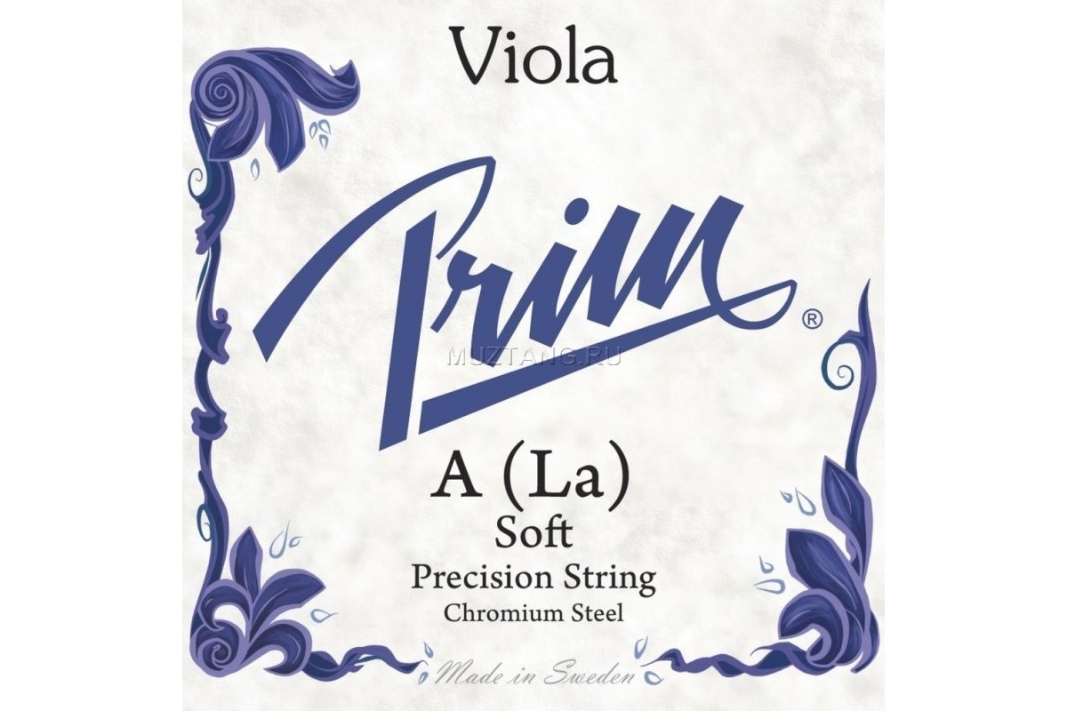 PRIM Precision струна А для альта, среднее натяжение, хромированная сталь
