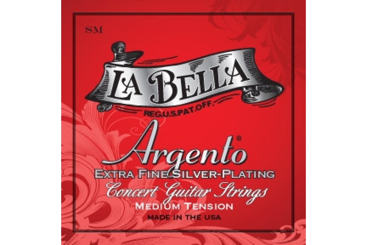 La Bella SM Argento Silver Plating Medium Tension