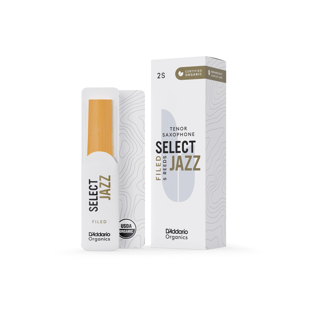 ORSF05TSX2S Organic Select Jazz Filed Трости для саксофона тенор, размер 2S, 5шт, D'Addario
