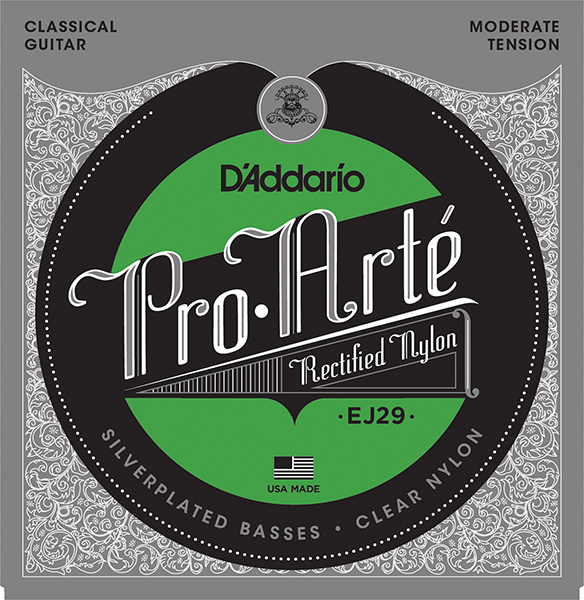 EJ29 CLASSIC Струны для классической гитары нейлоновые Moderate D`Addario