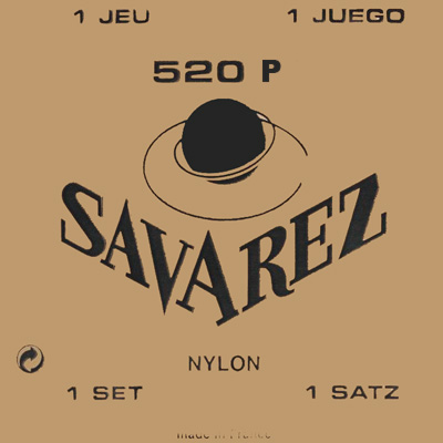 520P Carte Rouge Комплект струн для классической гитары, посеребренные, Savarez