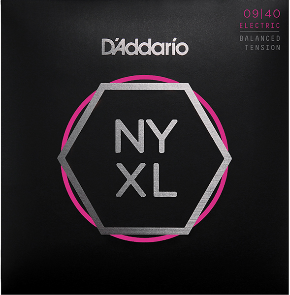 NYXL0940BT NYXL Комплект струн для электрогитары, Super Light, 09-40, D'Addario