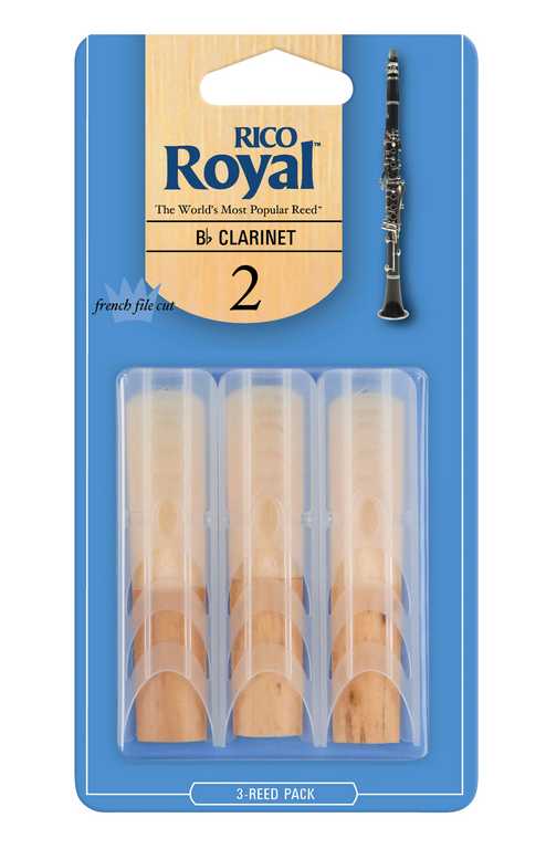 RCB0320 Rico Royal Трости для кларнета Вb, размер 2.0, 3шт, Rico
