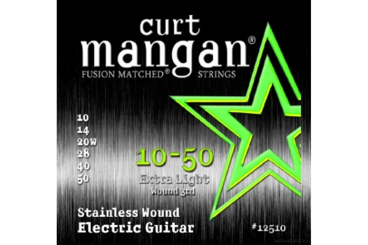 Curt Mangan Stainless Wound Extra Light Set 10-50 струны для акустической гитары