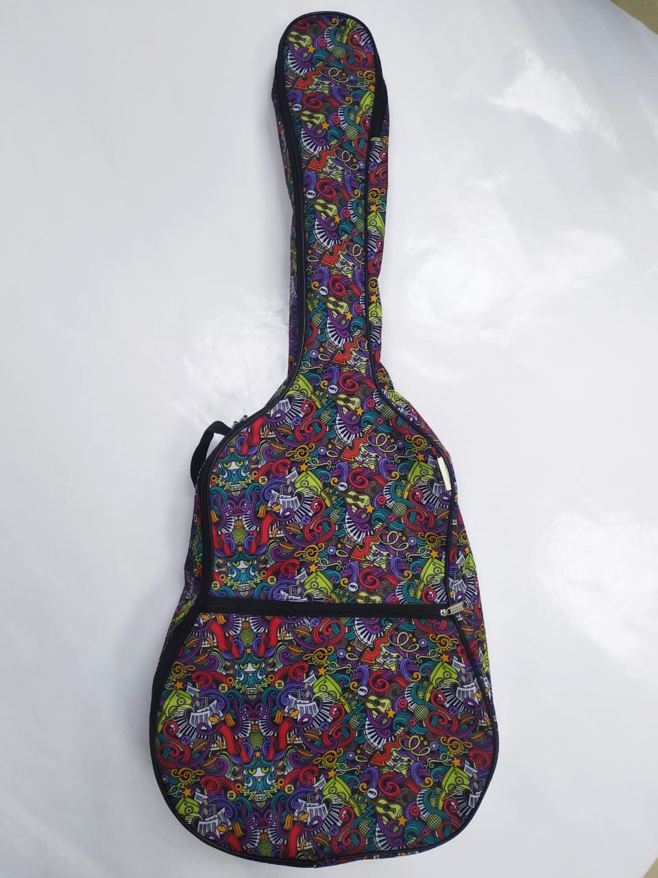 MZ-ChGD-1/1muz Чехол для гитары дредноут, ткань "музыка", MEZZO