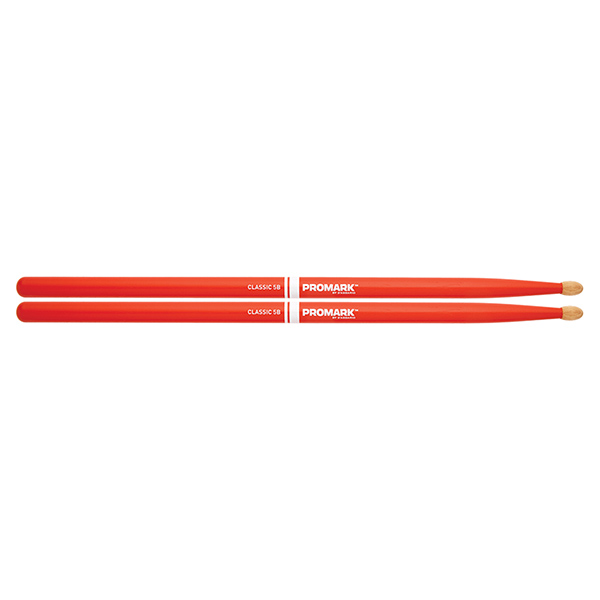 TX5BW-ORANGE 5B Барабанные палочки, оранжевые, орех гикори, деревянный наконечник, ProMark