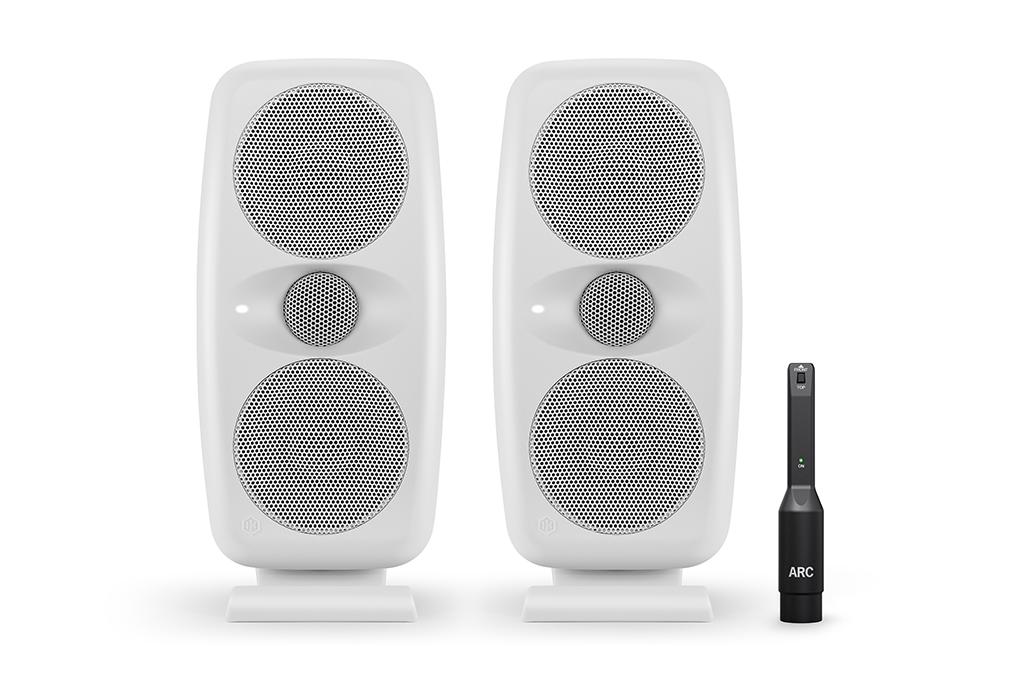 iLoud-MTM-MKII-Pair-WH Студийный монитор, пара, 200Вт, микрофон ARC, белые, IK Multimedia