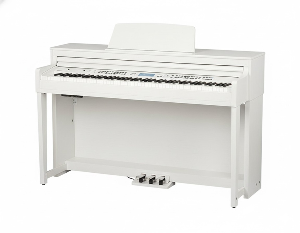DP740K-PVC-WH Цифровое пианино, белое сатинированное, Medeli