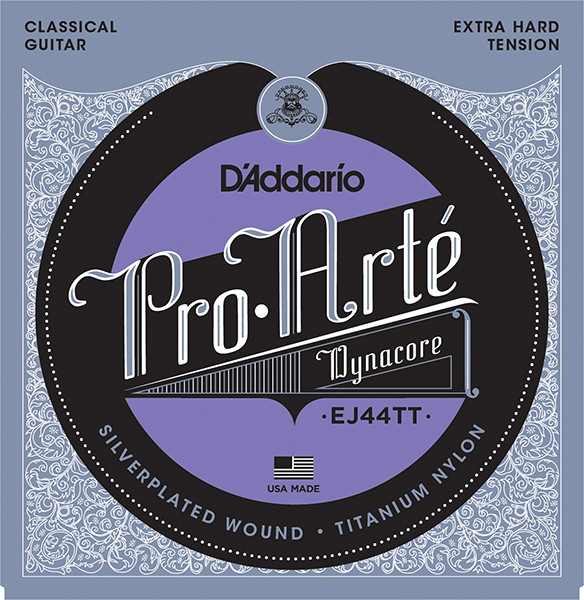 EJ44TT ProArte DynaCore Струны для классической гитары, титан, очень сильное натяжение, D'Addario
