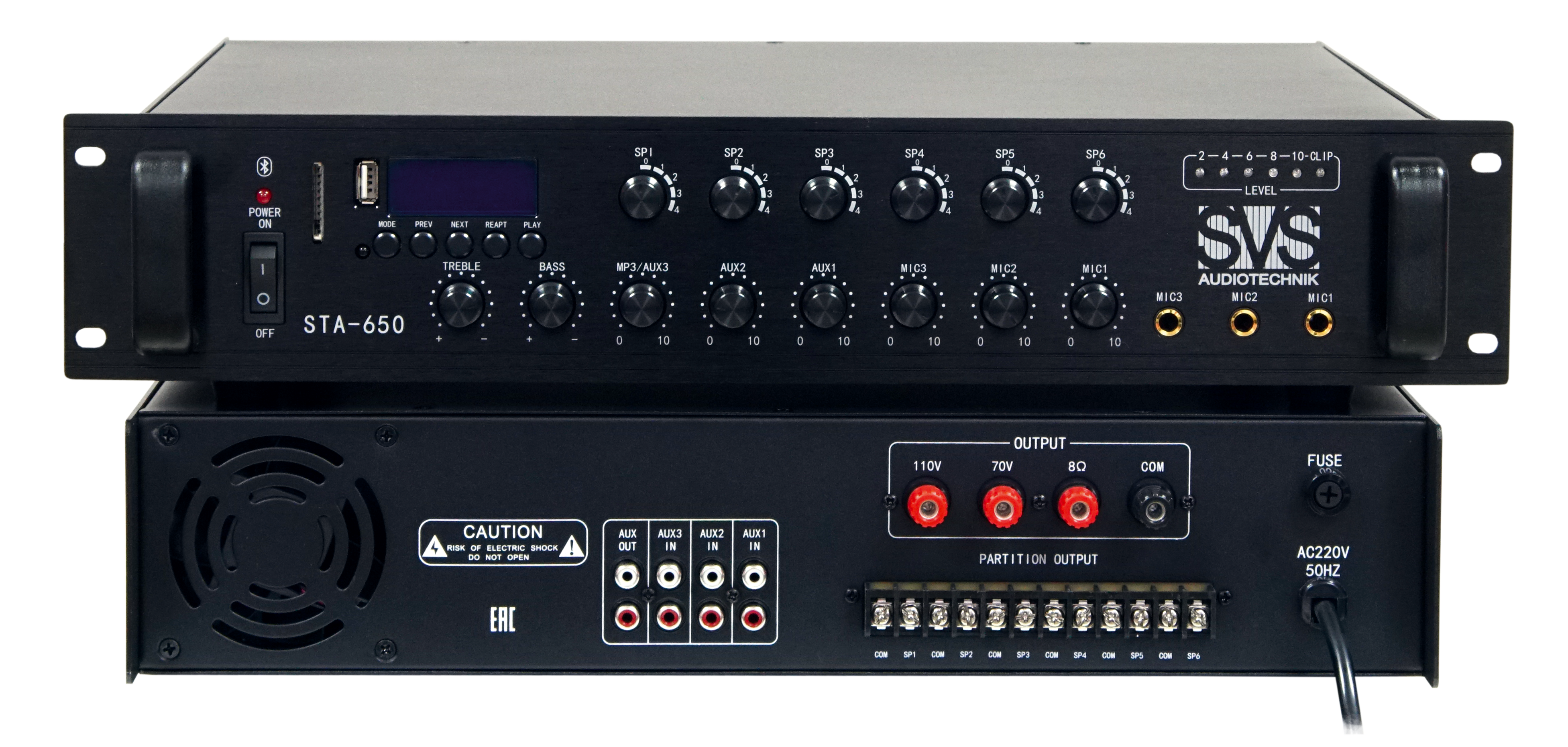 SVS Audiotechnik STA-650 Микшер-усилитель 6-зонный