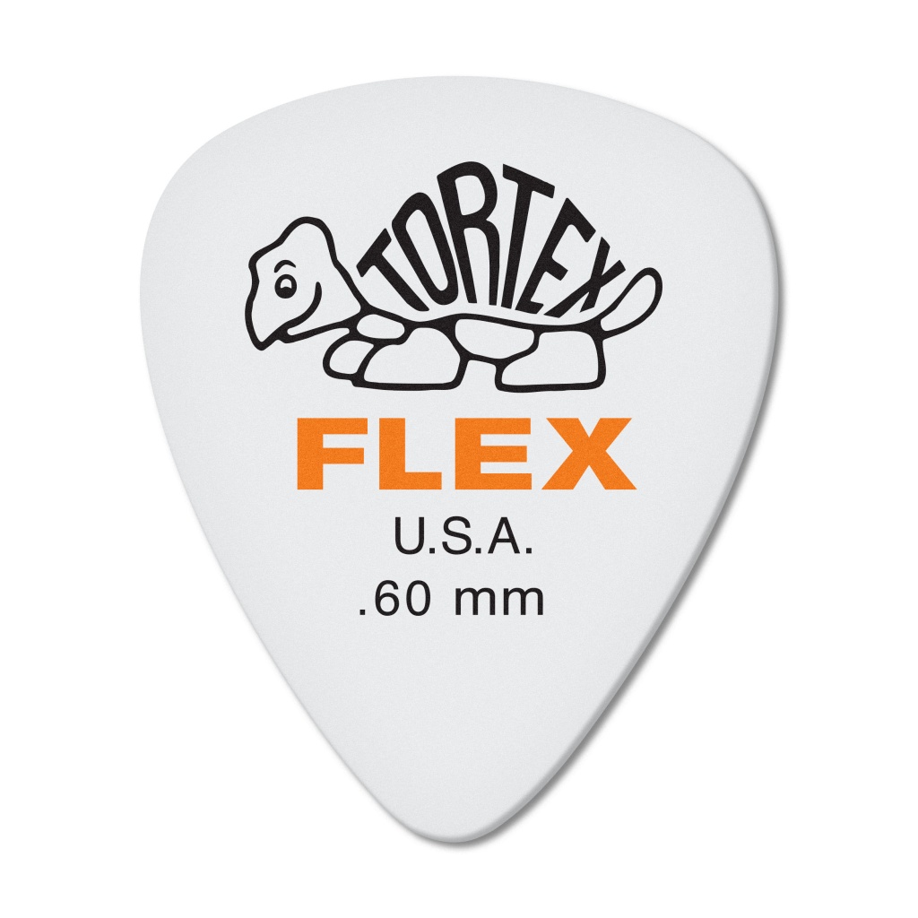 428R.60 Tortex Flex Медиаторы, 72шт, толщина 0,60мм, Dunlop