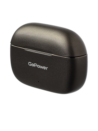 00-00035194 MetalCase Наушники внутриканальные, bluetooth 5.4 с микр. ANC+ENC, графит, GoPower