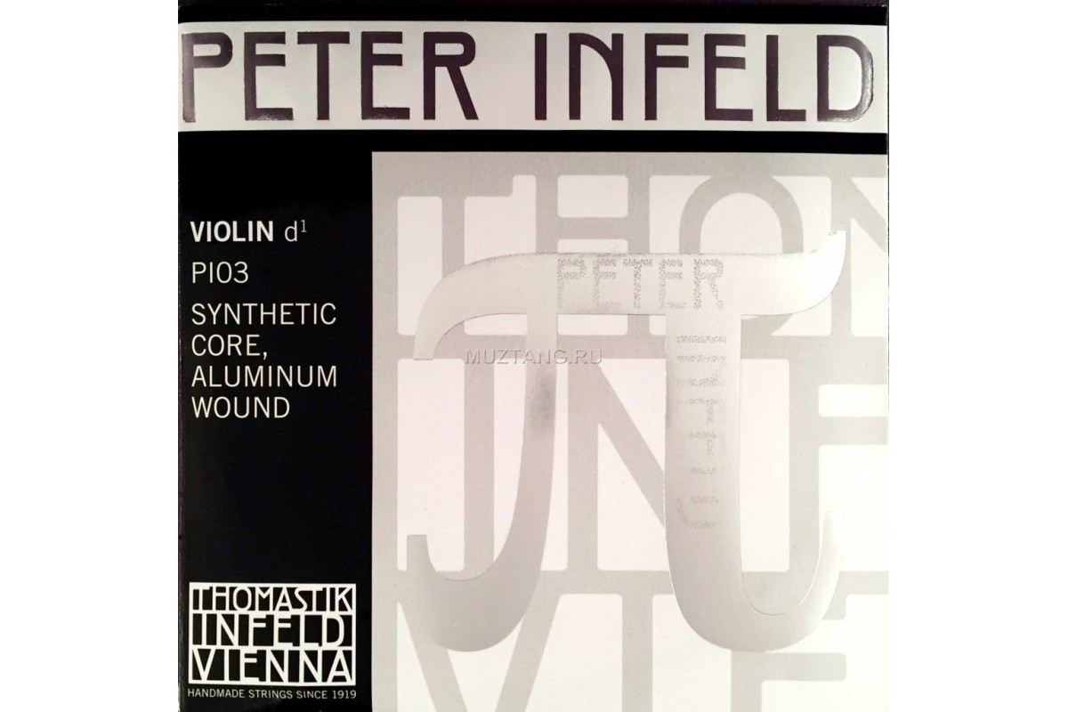 THOMASTIK Peter Infeld PI03 струна D для скрипки 4/4, среднее натяжение