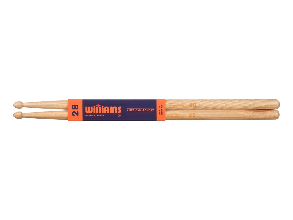 DS-WCL-2B Classic Series 2B Барабанные палочки, орех гикори, Williams