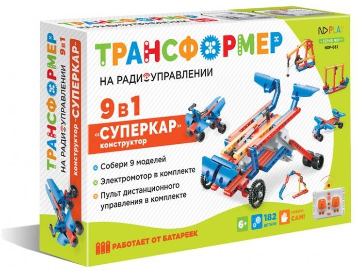 ND PLAY "Суперкар 9 в 1" - Конструктор